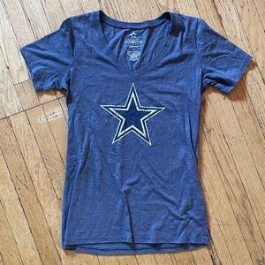 NFL Dallas Cowboys Navy V-Neck Tee